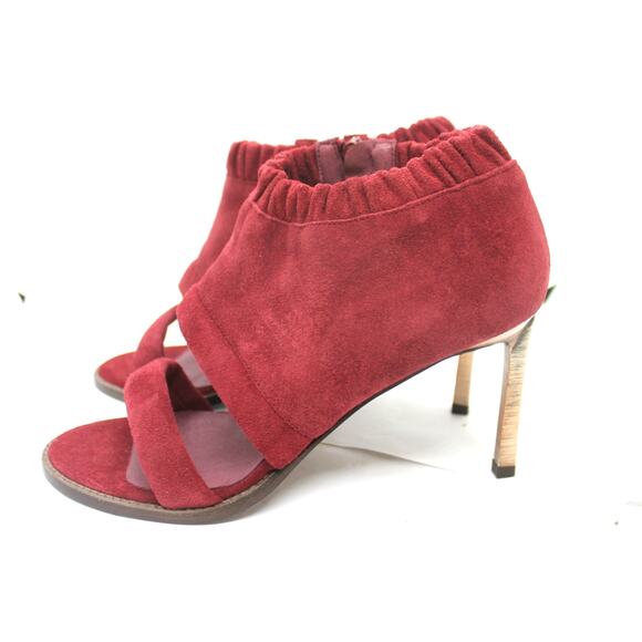Free People Shoes - Free People Maroon Suede Satellite Stiletto Heels sz EU 38/ US 7.5 NEW
